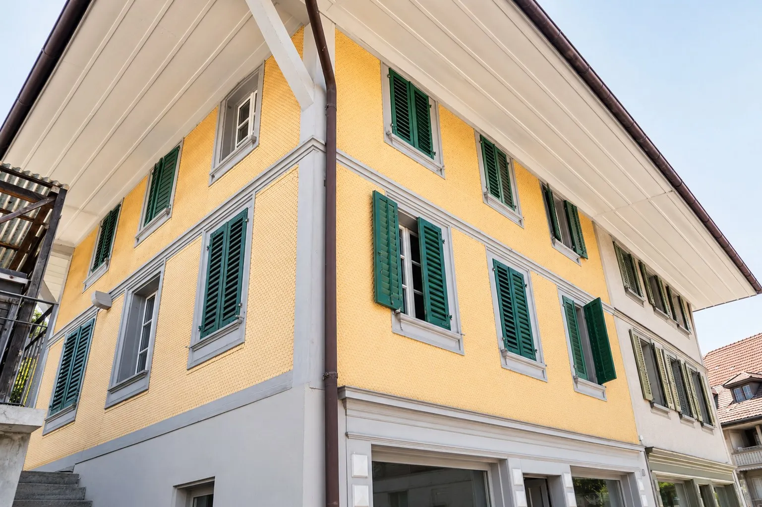 Fassade Friedhofweg 4, Huttwil — zu den Fotografien